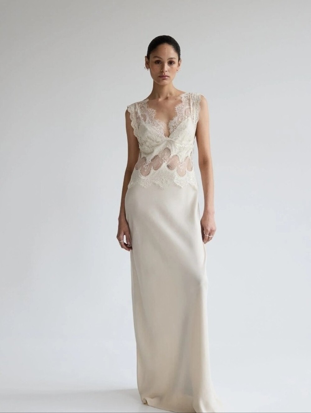 Third Form VISIONS LACE FLOOR LENGTH DRESS Size 6 NWT $420 Coquette Fairycore
